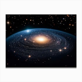 Galaxy In Space 2 Canvas Print