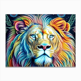 Lion Painting 112 Canvas Print