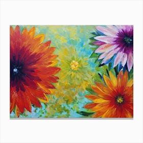 Daisies 1 Canvas Print