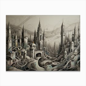 City Of Fantasy Canvas Print