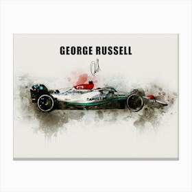 George Russell Mercedes Canvas Print