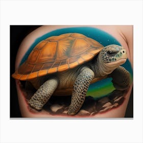 Dreamshaper V5 Marine Tortoise Tatoo 0 Canvas Print