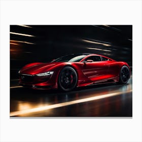 Scarlet Speedster Canvas Print