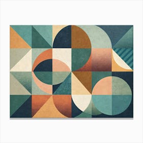 Geometric Abstract Pattern Canvas Print