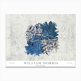 William Morris Prints Tulip And Willow Landscape Botanical Vintage Canvas Print