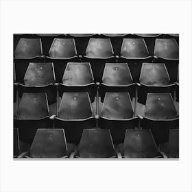 Empty Stadium Seats Canvas Print