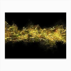 Abstract Light Streaks Canvas Print