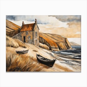 European Coastal Painting (11) Canvas Print