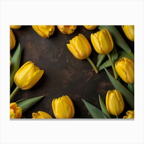 Yellow Tulips Canvas Print