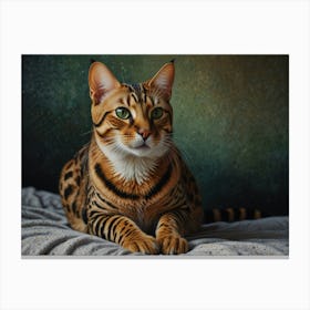 Bengal Cat 1 Canvas Print