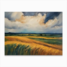 Wheat Field 1 Canvas Print