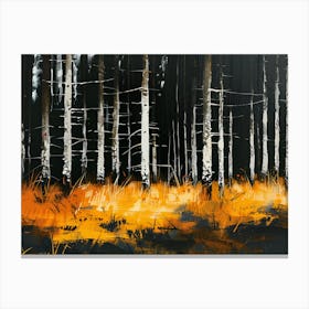 Birch Forest Canvas Print