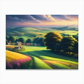 Landscape Painting 186 Canvas Print