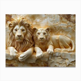 Lions 3 Canvas Print