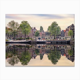 Amsterdam Reflection Canvas Print
