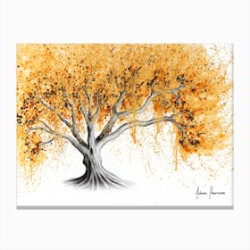 The Golden Tree Canvas Print