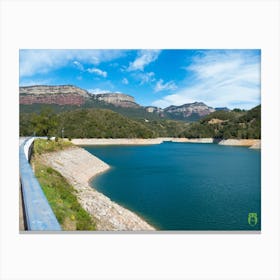 Reservoir in Catalonia 20220402 153ppub Canvas Print