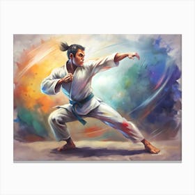 Karate Canvas Print