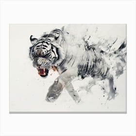 White Tiger Canvas Print