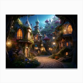 Fairytale Village Canvas Print