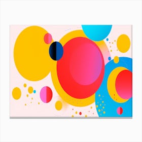 Abstract Circles Canvas Print