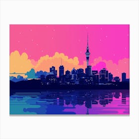 Auckland Skyline Canvas Print