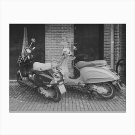 Vintage Scooters Canvas Print