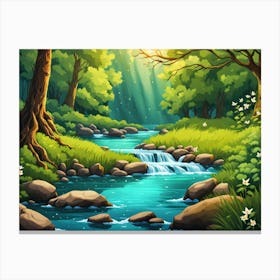 Forest Landscape Canvas Print