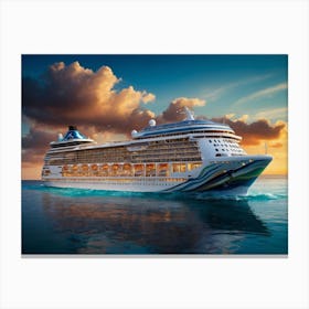 Norwegian Cruise Ship 2 Canvas Print