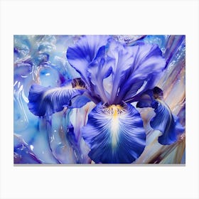 Blue Iris 5 Canvas Print