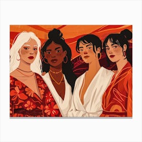 Asian Women 1 Canvas Print