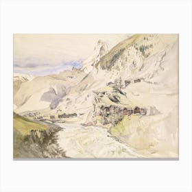 Matterhorn Valley Canvas Print