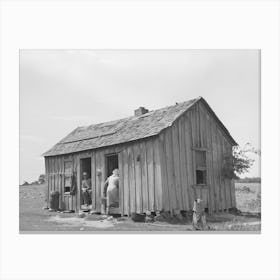 Untitled Photo, Possibly Related To Home Of Agricultural Day Laborer, Wagoner County, Oklahoma By Russel Canvas Print