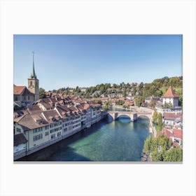 The City Of Bern Canvas Print