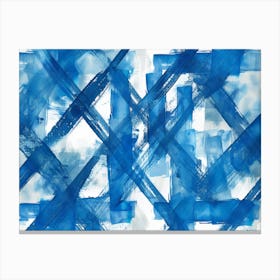 Abstract Blue Painting 23 Canvas Print