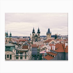 Prague Cityscape 2 Canvas Print