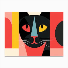 Cat In The Square Canvas Print