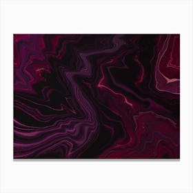 Purple Marble Canvas Print