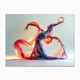 Abstract Dancer 6 Canvas Print