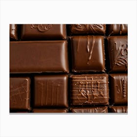 Chocolate Bars Canvas Print