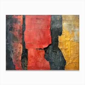 Red, Yellow, And Blue Canvas Print