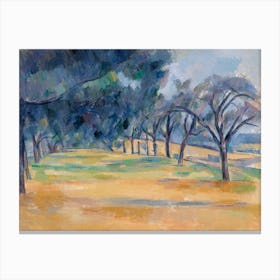 The Allée At Marines, Paul Cézanne Canvas Print