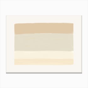 Beige Paint Color Canvas Print