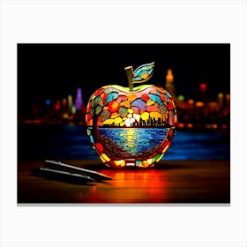 New York City Apple Canvas Print