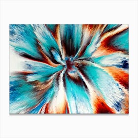 Acrylic Extruded Painting 407 Canvas Print