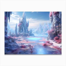 Ice Landscape Canvas Print