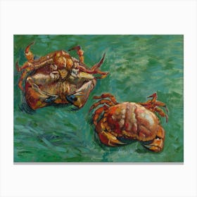 Vincent Van Gogh, Two Crabs, 1889. Canvas Print