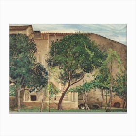 Italian Farmhouse, Walter Crane Canvas Print