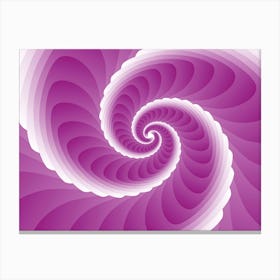 Abstract Pink Swirl Background Canvas Print