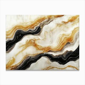 Mixing Acrylic Paint, Liquid Paint Abstract Canvas Print